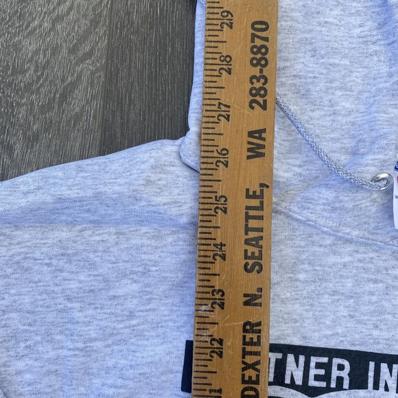 Jerzees NuBlend Partner in Crime 2 On the Run Hoodie Sweater Large Gray - Picture 5 of 8